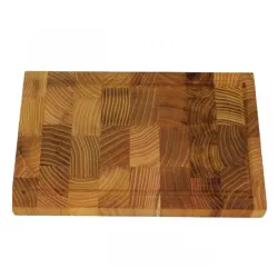 Kuhinjska daska za sečenje čeoni bagrem sa kanalom 270x160x20 mm