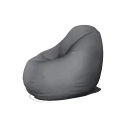 Lazy Bag eko koža tamno siva L