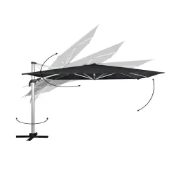 Manila suncobran crni