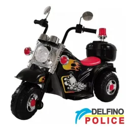 Motor na akumulator Delfino Police Crni