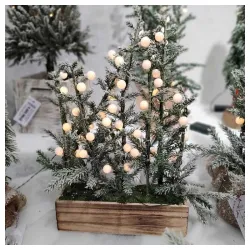 Novogodišnje drvo sa ugrađenim lampicama Deco wood 50 cm