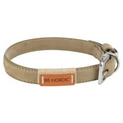 Be Nordic ogrlica koža XS-S 30-36cm/15mm Bež