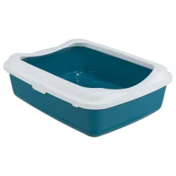 Toalet za mace classic sa ramom 37x15x47 petrol/beli