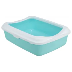 Toalet za mace classic sa ramom 37x15x47 mint/beli