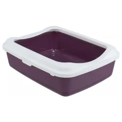 Toalet za mace classic sa ramom 37x15x47 bordo/beli