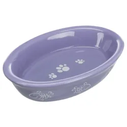 Činija za mače od keramike ovalna 0 2l