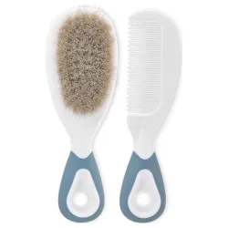 Lorelli baby care češalj i četka sa prirodnim vlasima blue