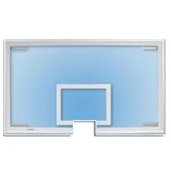 Košarkaška tabla pleksiglas 1800x1050 mm sa urezom