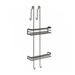 Polica za tuš kabinu Origin Lava 26x19x70cm Metaltex 