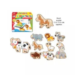 Puzle Životinje Jumbo Jagu 18 delova sa telefonskom aplikacijom