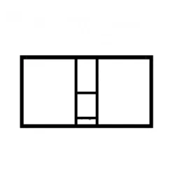 Ram nosač košarkaške table 1200x900 mm