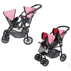 Kolica za lutke Milo Twins 16422