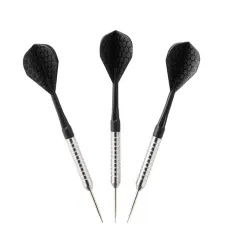 Strelice za pikado sa čeličnim vrhom 3kom crna