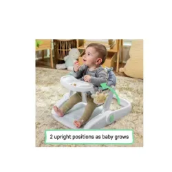 Nudi 3 položaja sedišta kako bi se beba mogla igrati i posmatrati svet     Umetak sedišta se uklanja da bi se koristio kao razigrani otirač za stomak     Podloga za vreme za stomak ima nabore, 2 igračke i 3 šarene oznake     Poklopac koji se može ukloniti ima dve igračke koje se mogu povezati za zabavu u pokretu     Posuda i jastučić sedišta se mogu ukloniti za čišćenje bez muke     Deo jednostavne šik Chambrai kolekcije Ingenuiti     Preklapa se ravno radi lakšeg skladištenja; sastavljene dimenzije 14,5"