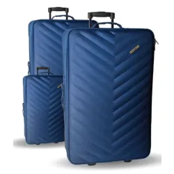 Set kofera 3/1 Sazio Doha Plava