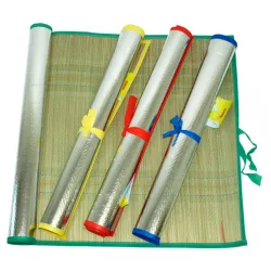 Slamnata ležaljka 180 x 60 cm Alu