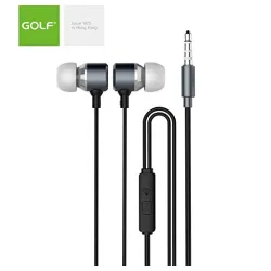 Slušalice + mirofon GOLF GF-M20 sive