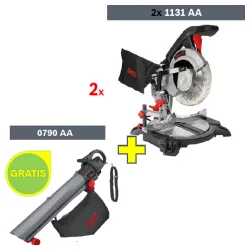 Stacionirana ugaona testera Skil 1131AA + Duvač usisivač lišća Skil 0790 AA