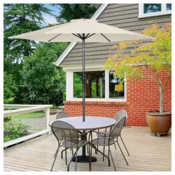 Baštenski suncobran 270 cm beli sa zglobom Vasto 24-SA0111B