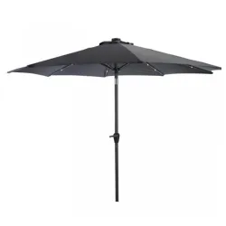 Suncobran LED osvetljenje fi 3m siva