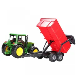 Traktor Bruder John-Deere 6920 sa crvenom prikolicom 020576