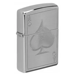 Upaljač Zippo Brushed Chrome Auto Engrave