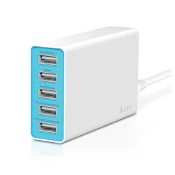 USB punjač sa 5 portova iLuv 5 Port Compact Sized Wall USB Charger