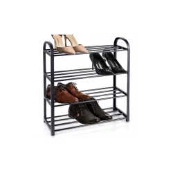 Vilde 569979 Metalni stalak za obucu na 3 nivoa 63 x 28 x 60 cm