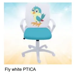 Dečija Stolica Fly White Ptica 