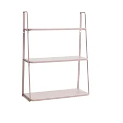 Zidna polica kosa roze