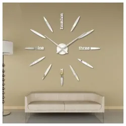 Zidni Samolepljivi 3D Sat T4333S