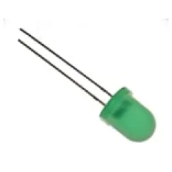 LED dioda difuzna zelena 10 mm